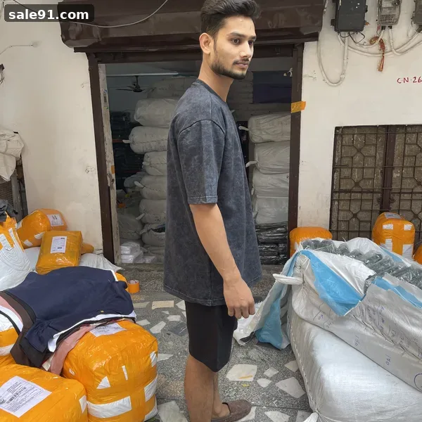 AcidWash Oversize - Back View - Blank Oversized Tees Wholesale Sale91