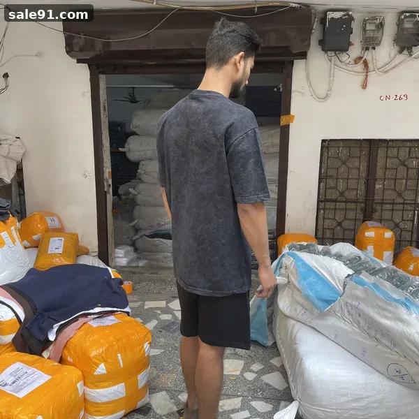 AcidWash Oversize - Side View - Blank Oversized Tees Wholesale Sale91