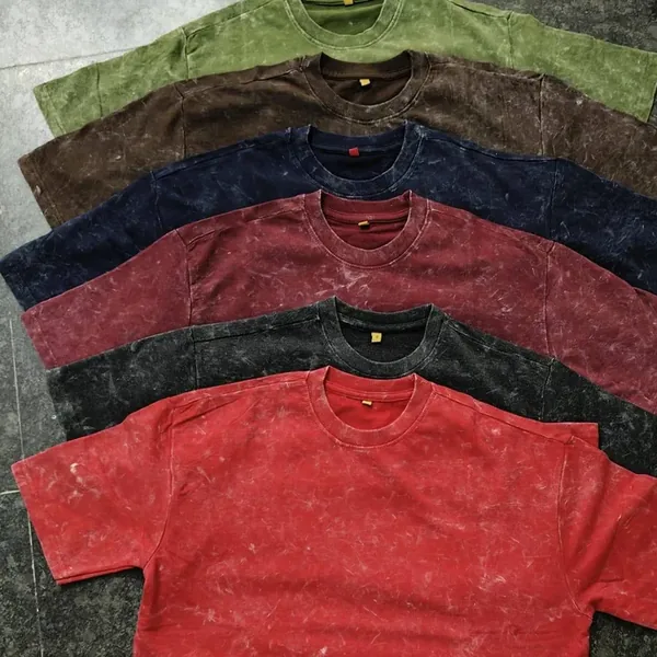 AcidWash Oversize - Premium Blank Oversized Tees Wholesale