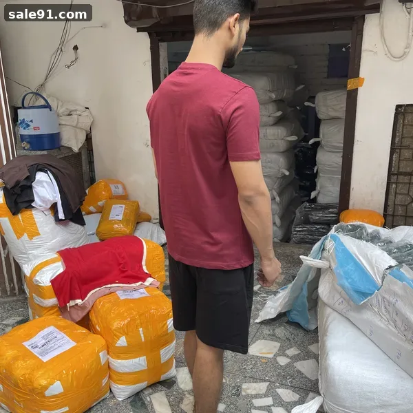 Biowash Round Neck - Lifestyle Shot - Blank Round Neck Tees Wholesale Sale91