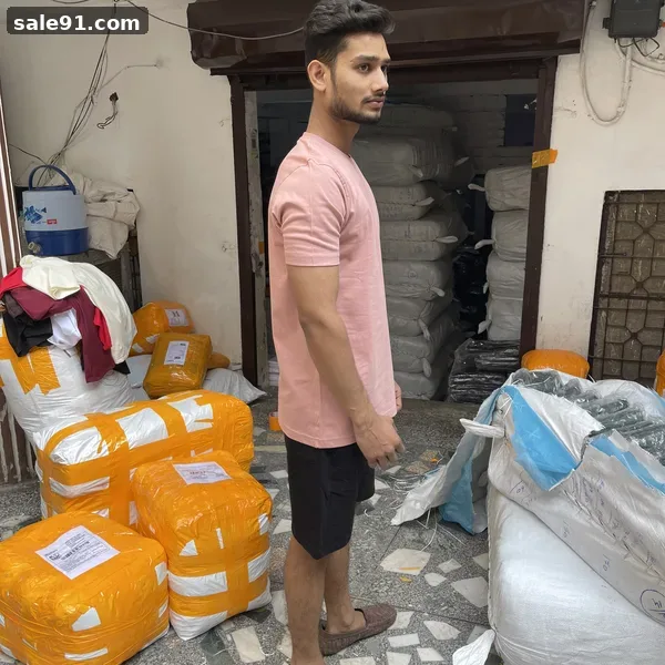 Biowash Round Neck - Embroidery Sample - Blank Round Neck Tees Wholesale Sale91