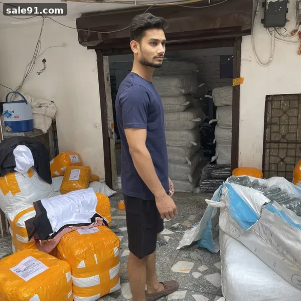 Biowash Round Neck - Fabric Texture - Blank Round Neck Tees Wholesale Sale91