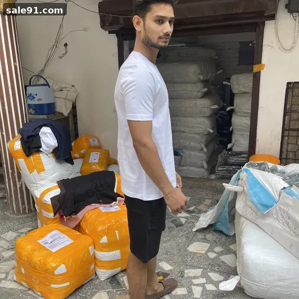 Biowash Round Neck - Stitching Detail - Blank Round Neck Tees Wholesale Sale91