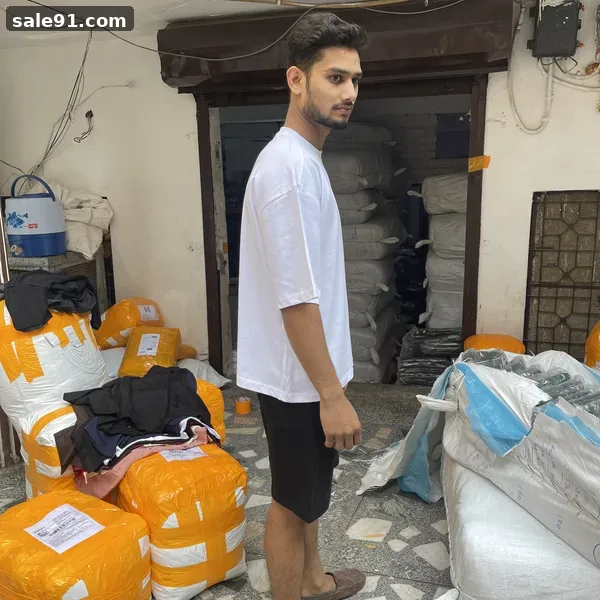 Boxy Fit - Front View - Blank Oversized Tees Wholesale Sale91