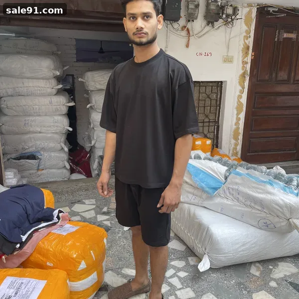 Boxy Fit - Fabric Texture - Blank Oversized Tees Wholesale Sale91