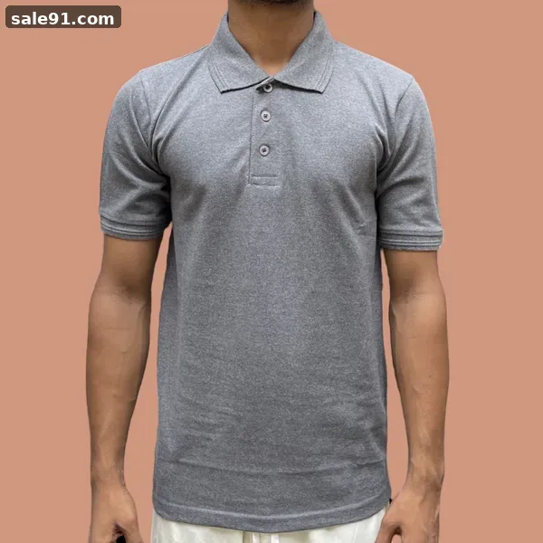 Cotton Polo - Sleeve Detail - Blank Polo T-Shirts Wholesale Sale91