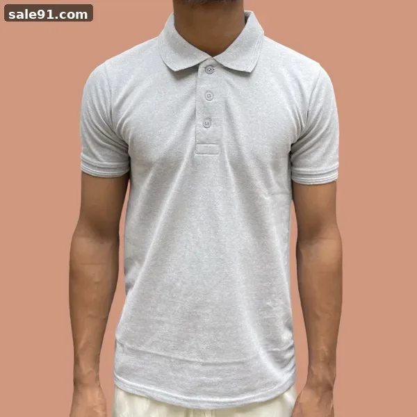 Cotton Polo - Back View - Blank Polo T-Shirts Wholesale Sale91