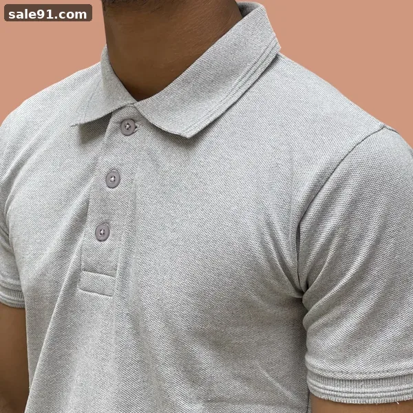 Cotton Polo - Side View - Blank Polo T-Shirts Wholesale Sale91