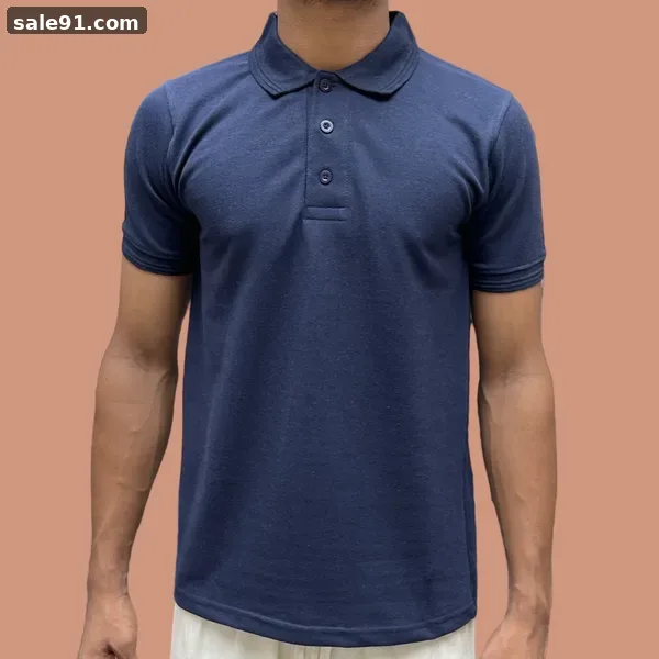 Cotton Polo - Stitching Detail - Blank Polo T-Shirts Wholesale Sale91