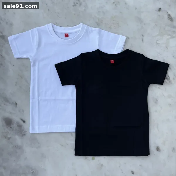 Kids Round Neck - Side View - Blank Kids & Bottomwear Wholesale Sale91