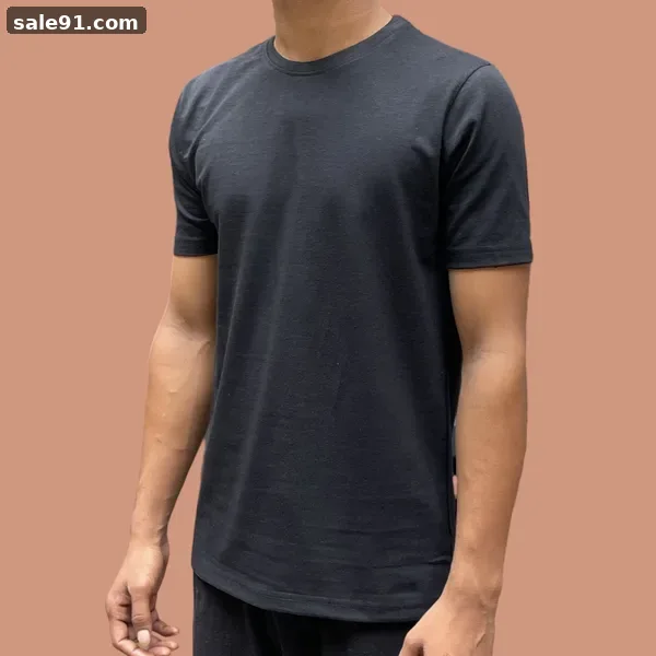 Non Bio Round Neck - Front View - Blank Round Neck Tees Wholesale Sale91