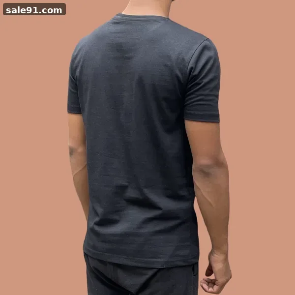 Non Bio Round Neck - Back View - Blank Round Neck Tees Wholesale Sale91