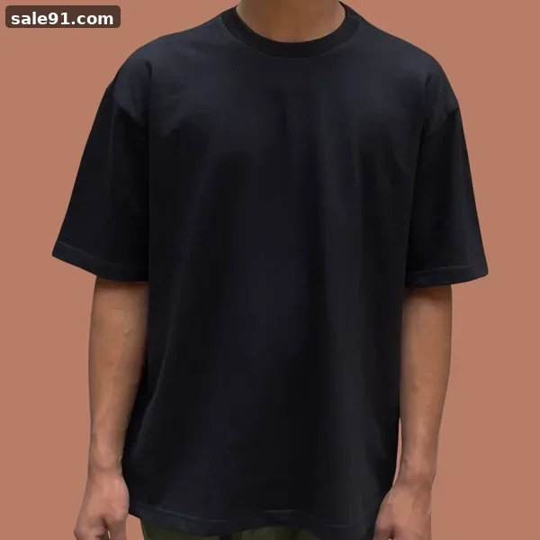 Oversize 210gsm - Back View - Blank Oversized Tees Wholesale Sale91