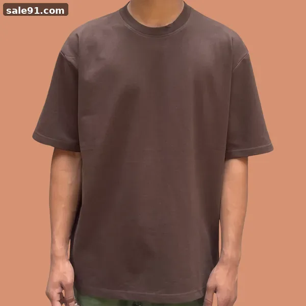 Oversize 210gsm - Side View - Blank Oversized Tees Wholesale Sale91