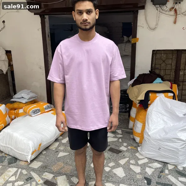 Oversize 240gsm - Sleeve Detail - Blank Oversized Tees Wholesale Sale91