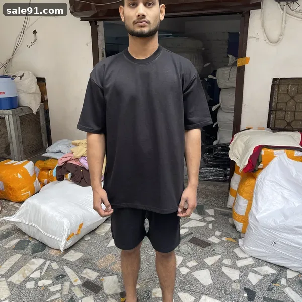 Oversize 240gsm - Packaging View - Blank Oversized Tees Wholesale Sale91