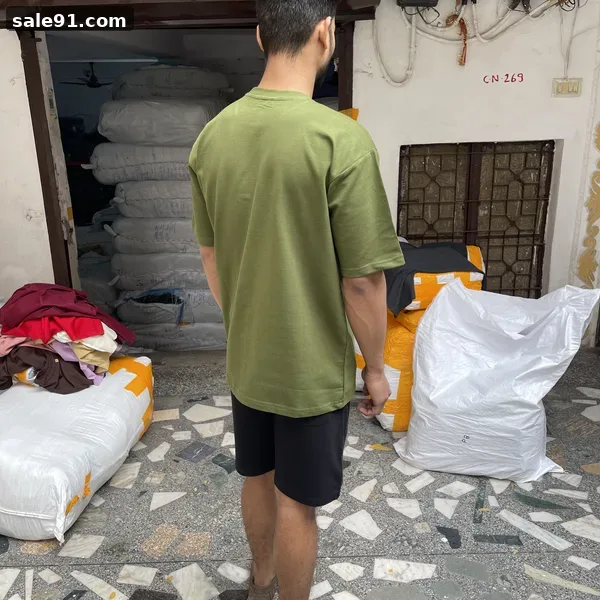 Oversize 240gsm - Embroidery Sample - Blank Oversized Tees Wholesale Sale91