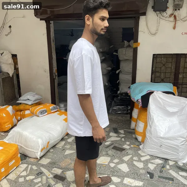 Oversize 240gsm - Fabric Texture - Blank Oversized Tees Wholesale Sale91