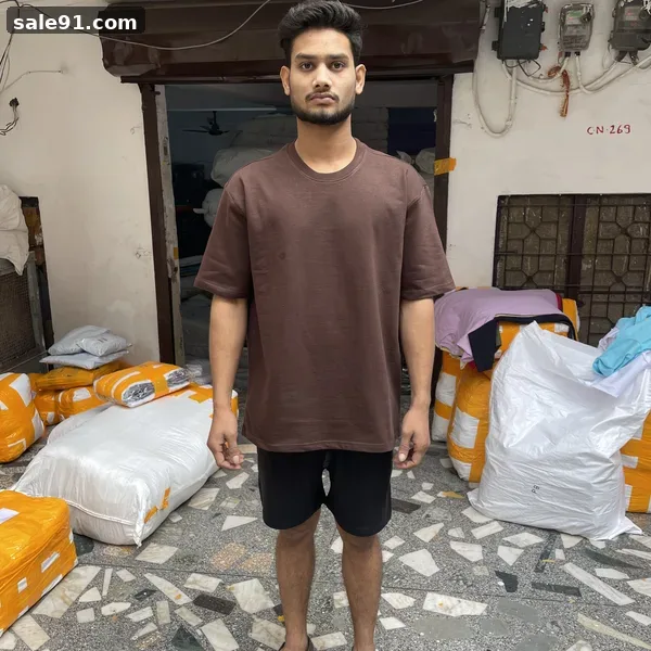 Oversize 240gsm - Stitching Detail - Blank Oversized Tees Wholesale Sale91