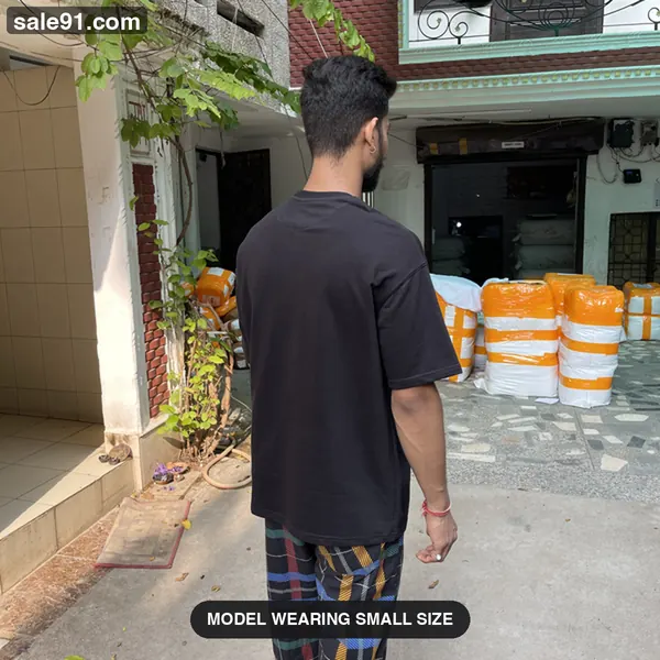 Oversize 260gsm - Side View - Blank Oversized Tees Wholesale Sale91