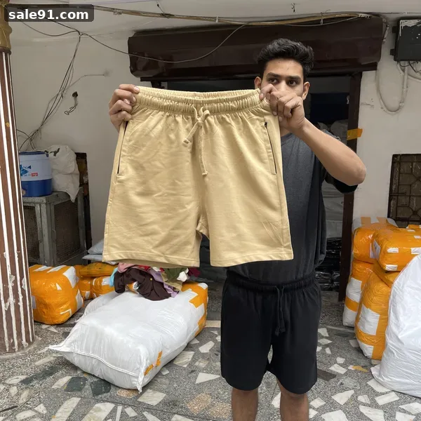 Shorts - Front View - Blank Kids & Bottomwear Wholesale Sale91