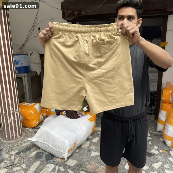 Shorts - Back View - Blank Kids & Bottomwear Wholesale Sale91