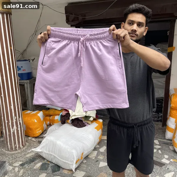 Shorts - Side View - Blank Kids & Bottomwear Wholesale Sale91