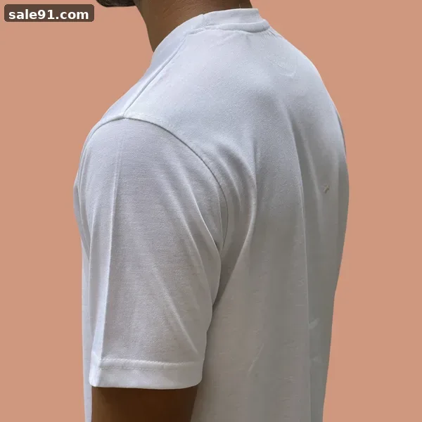 Sublimation T-Shirt - Side View - Blank Round Neck Tees Wholesale Sale91