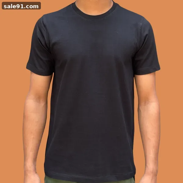 True Biowash Round Neck - Collar Detail - Blank Round Neck Tees Wholesale Sale91