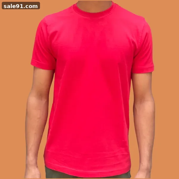 True Biowash Round Neck - Sleeve Detail - Blank Round Neck Tees Wholesale Sale91