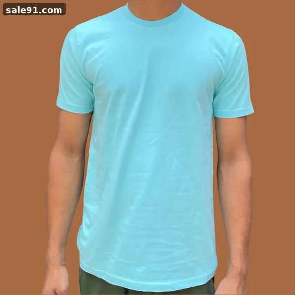 True Biowash Round Neck - Back View - Blank Round Neck Tees Wholesale Sale91