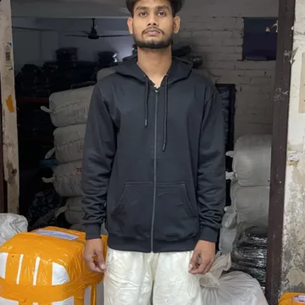 Zip Hoodie - Premium Blank Hoodies Wholesale India by Sale91