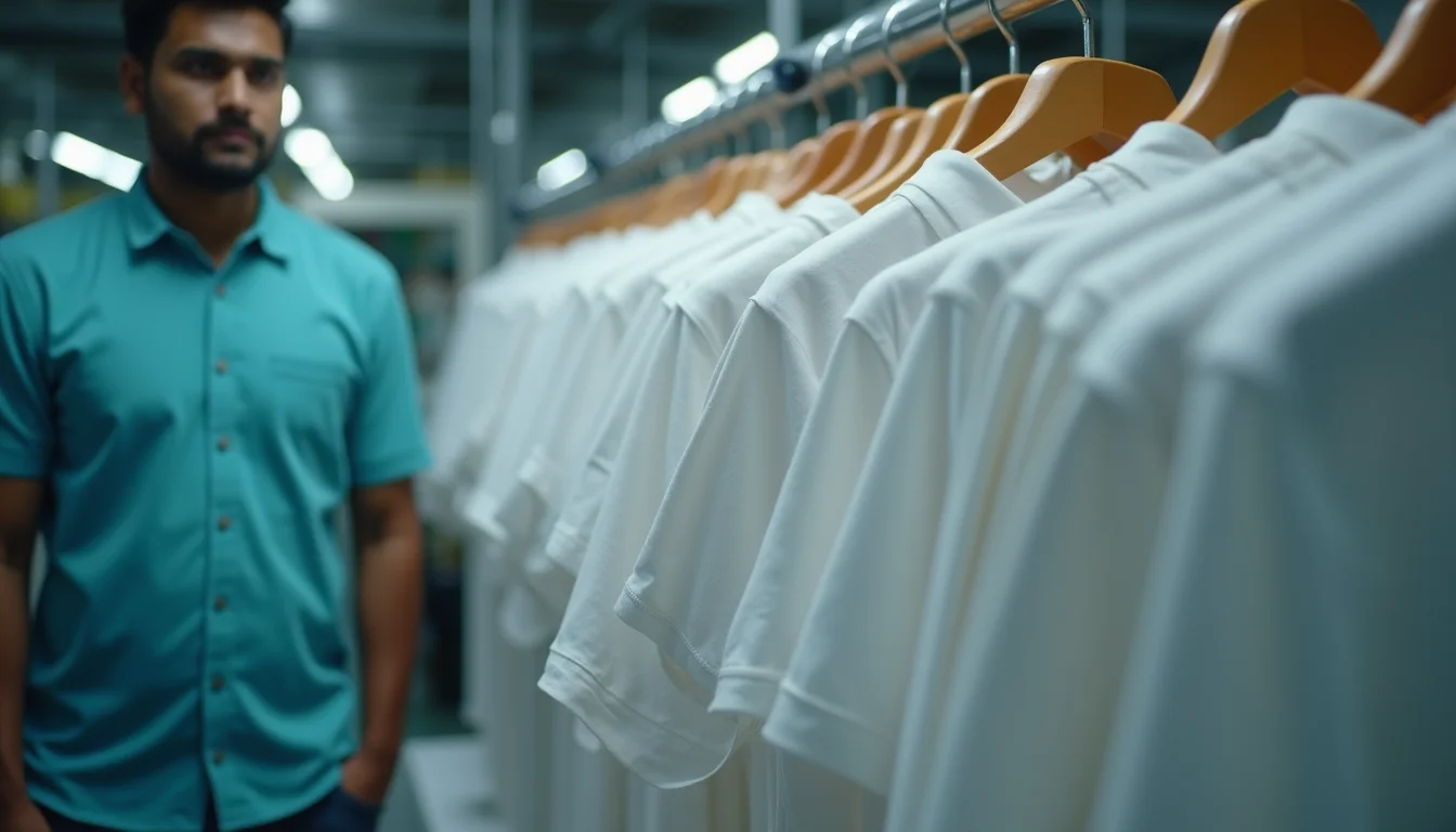 Fabric burn test showing cotton thread turning to ash vs polyester thread melting into a plastic bead — bulk t-shirt quality check India
