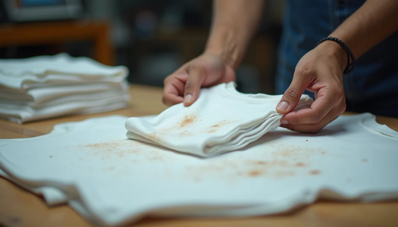 Screen printing wastage analysis for bulk t-shirt orders showing acceptable rejection rates