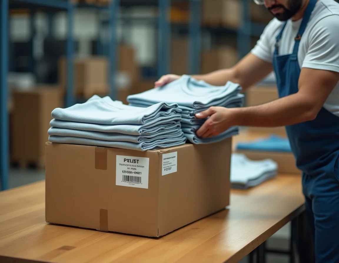 Bulk plain t-shirt inventory planning for screen printing orders