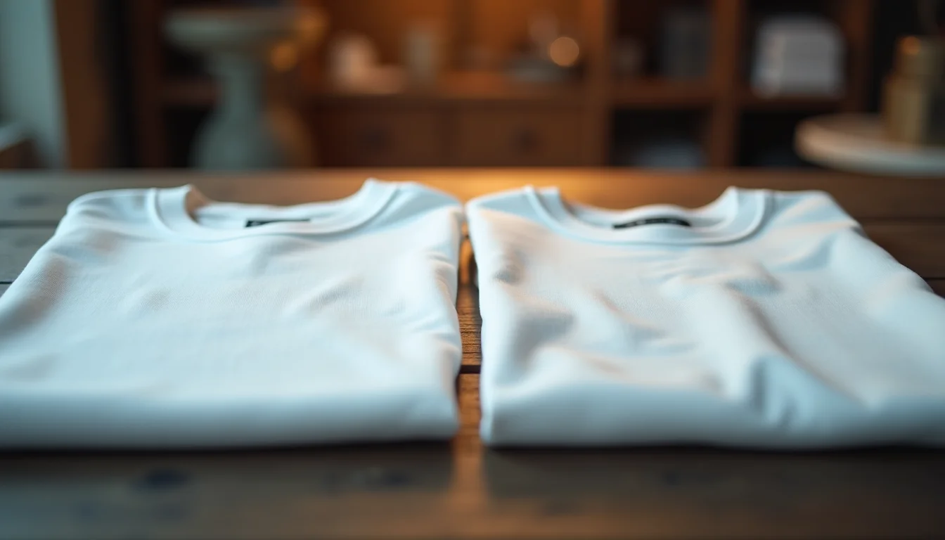 Testing t-shirt hand feel and fabric quality - combed cotton and bio-wash comparison