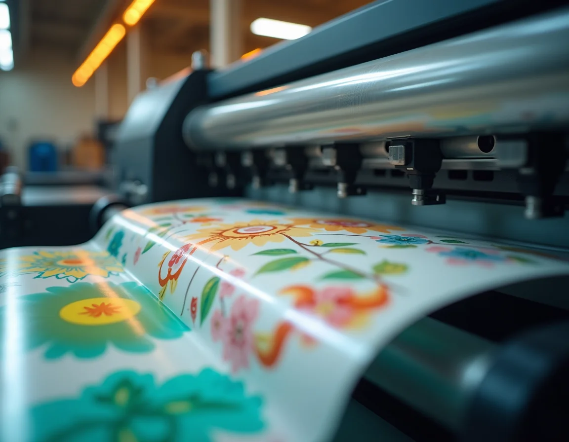 Professional DTF printing setup with quality blank t-shirts for custom printing business