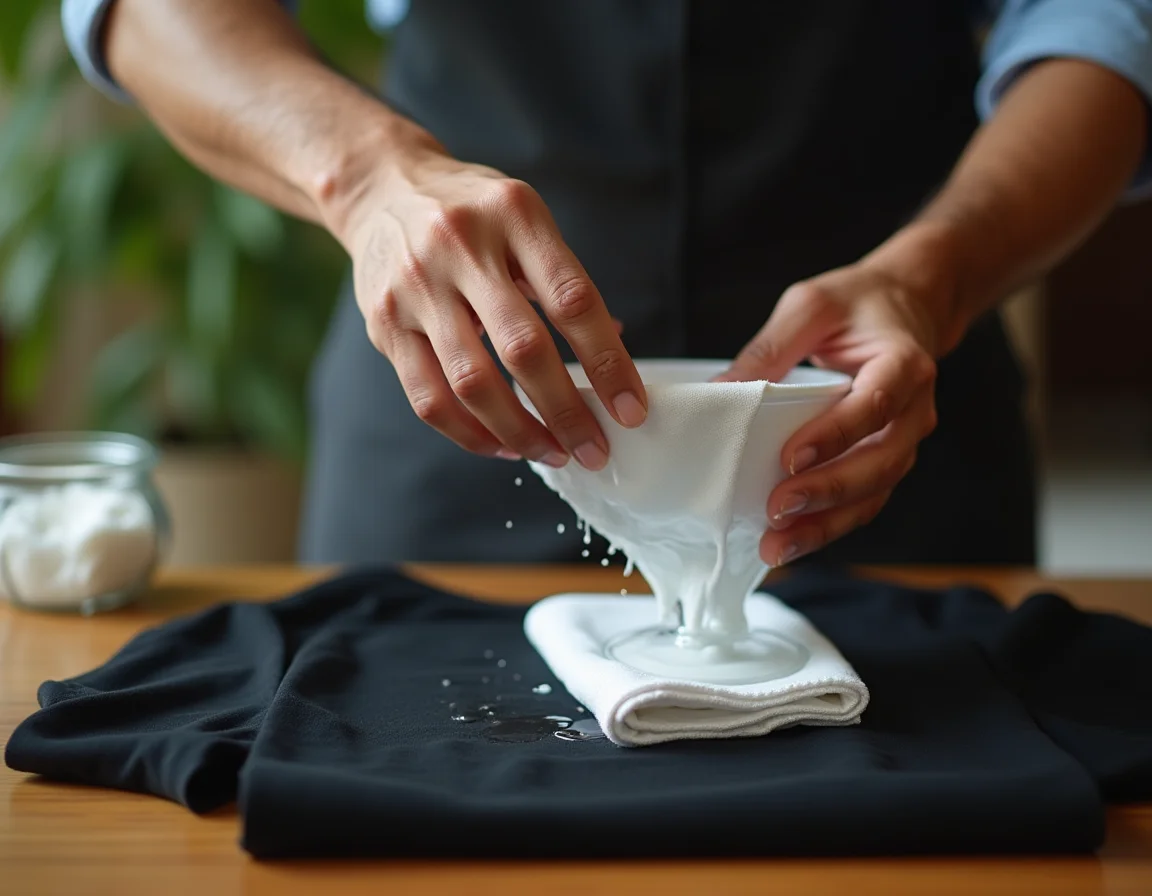 Testing fabric colorfastness with white cloth rubbing method