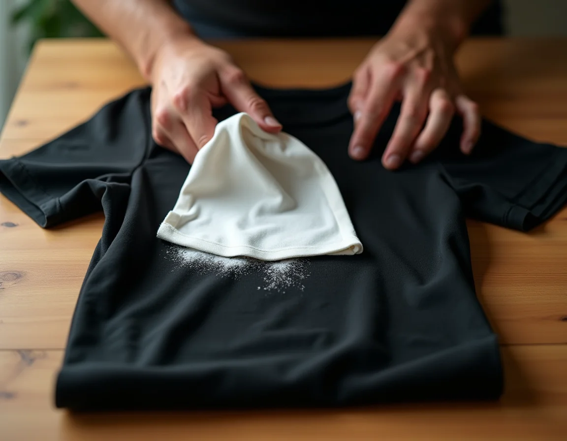 Different colored t-shirts showing colorfastness quality testing