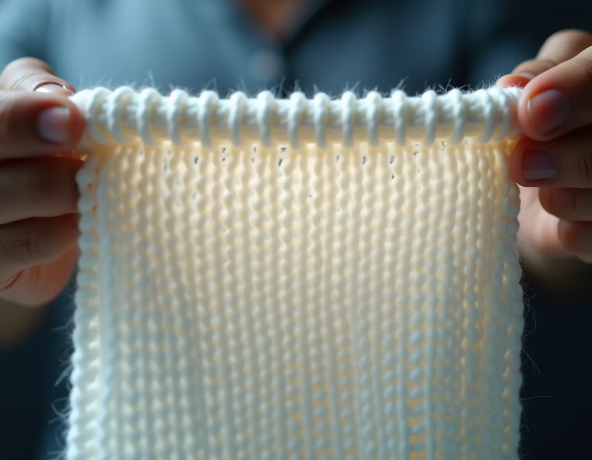 T-shirt torque and twisting problem demonstration in single jersey fabric