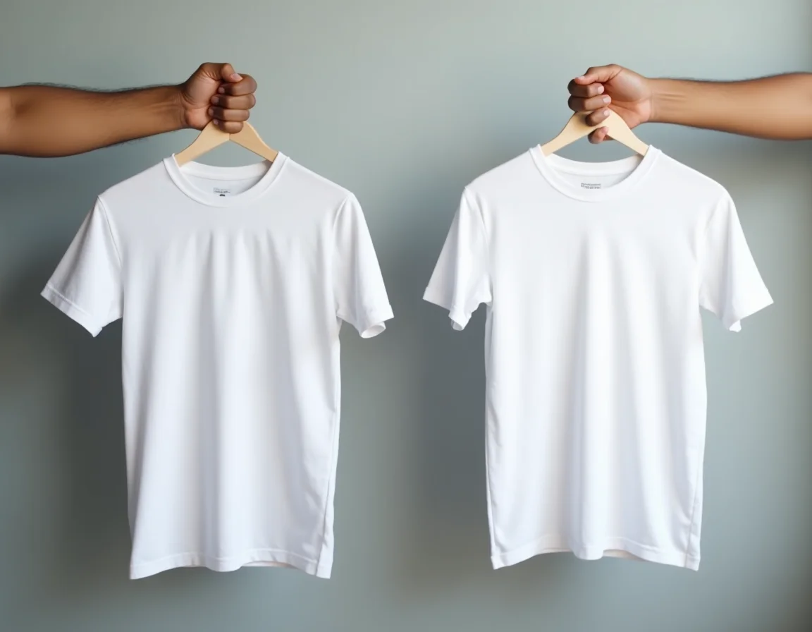 Oversized t-shirt measurements and fit comparison