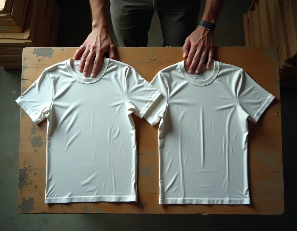 Comparison of thin vs thick GSM fabric in bulk t-shirts