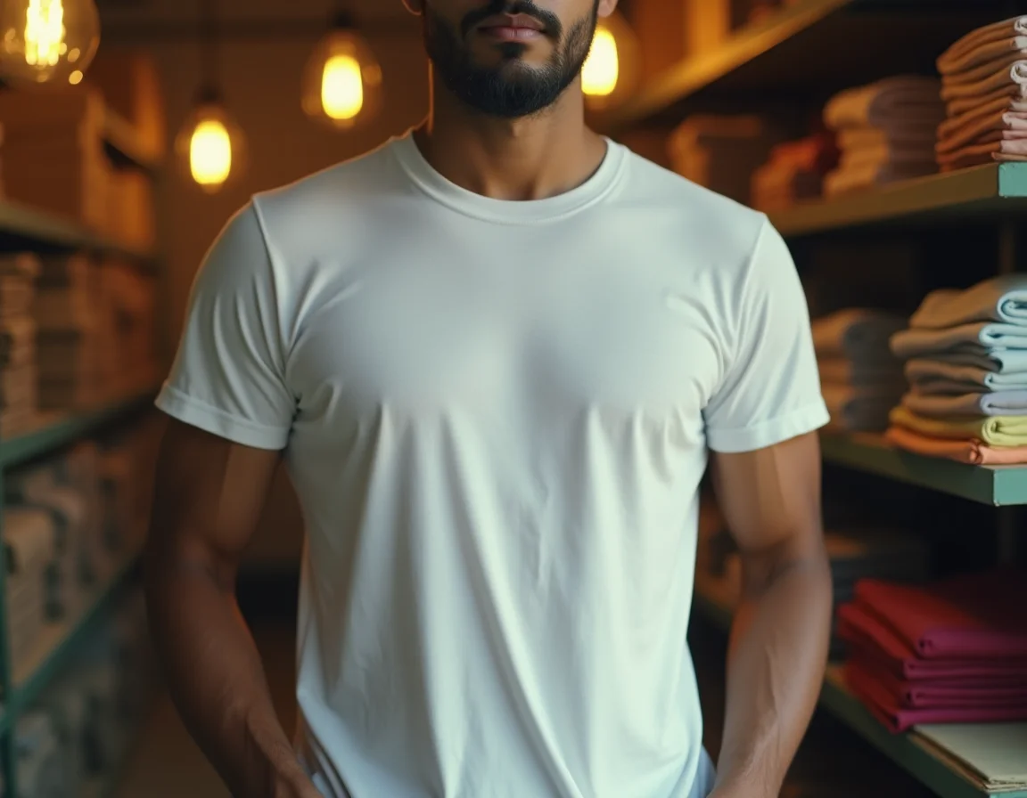 Testing GSM quality on sample t-shirts before bulk order