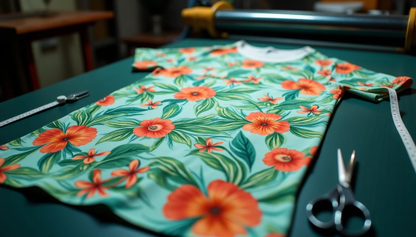 All over print t-shirt printing comparison between sublimation and screen printing methods