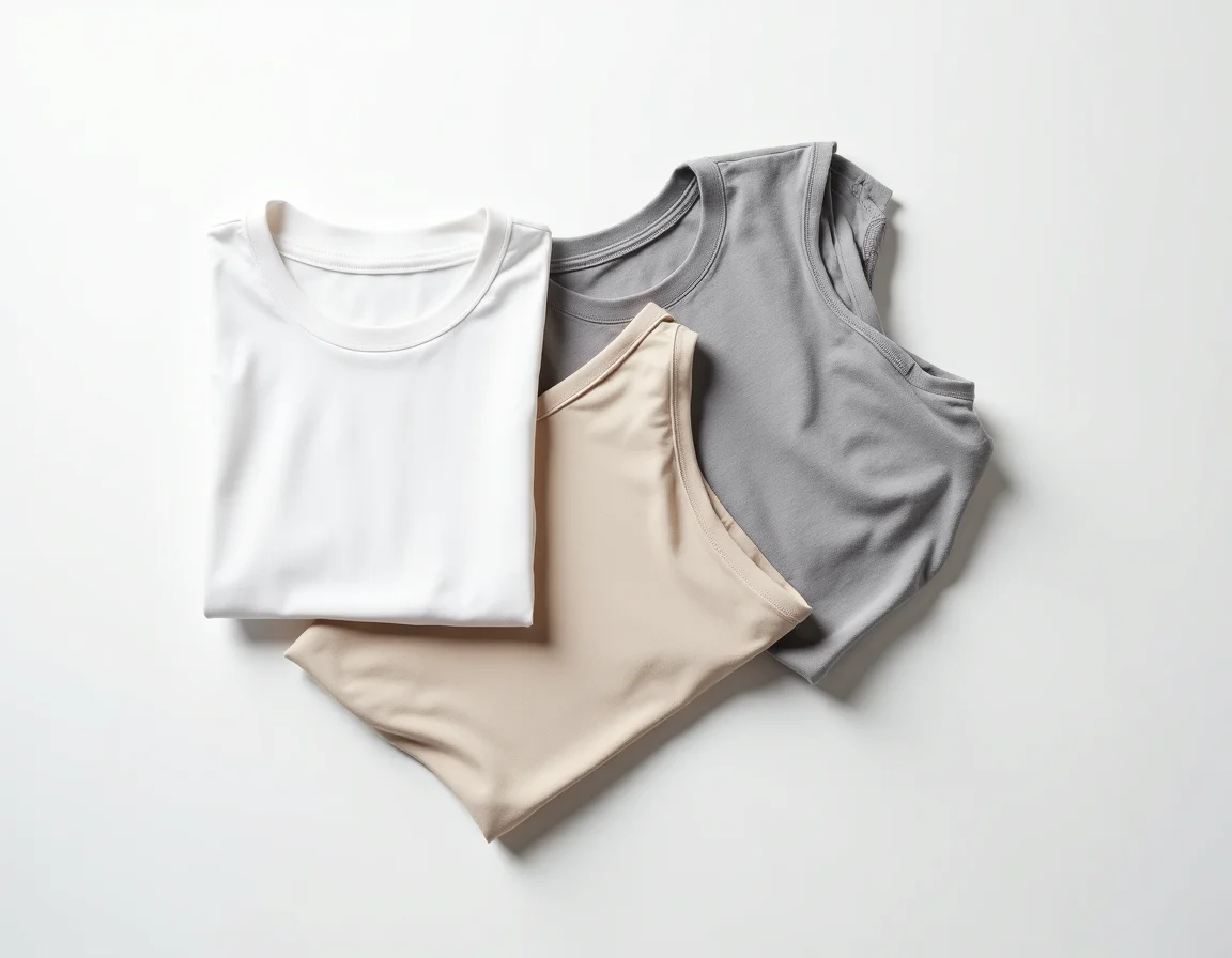 Close-up comparison of tri-blend fabric texture vs 100% cotton fabric for t-shirt printing