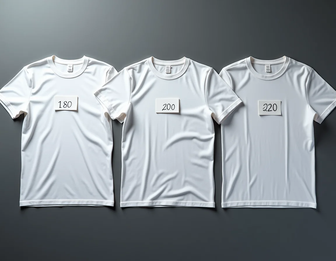 Testing print quality on sample t-shirts before bulk order