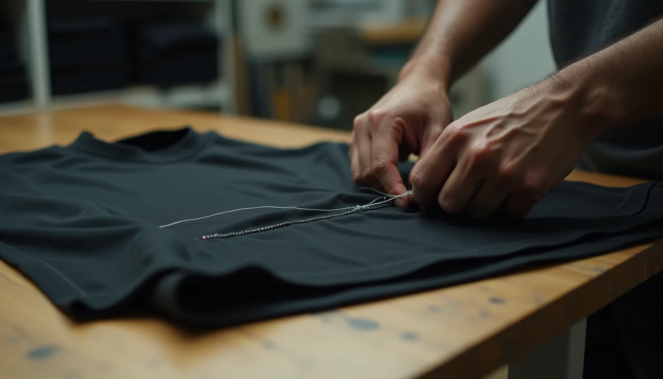 Lockstitch vs Chain Stitch in Bulk T-Shirts — stitching quality check for bulk orders