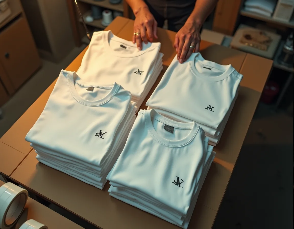 Embroidery thread quality comparison — loose thread defect on bulk t-shirt order from operator fatigue