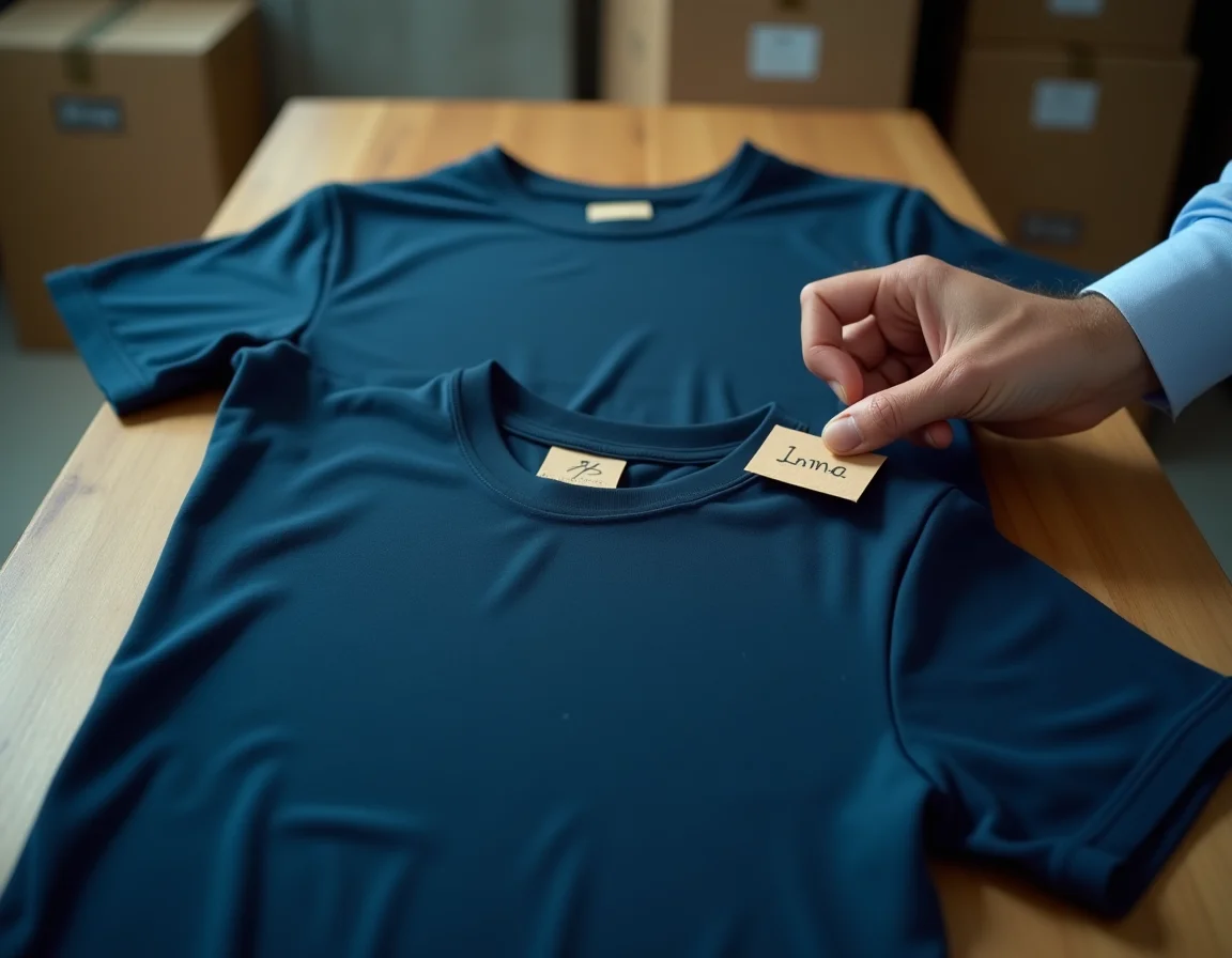 Reactive dye vs pigment dye comparison on cotton t-shirt fabric — wet crocking test demonstration