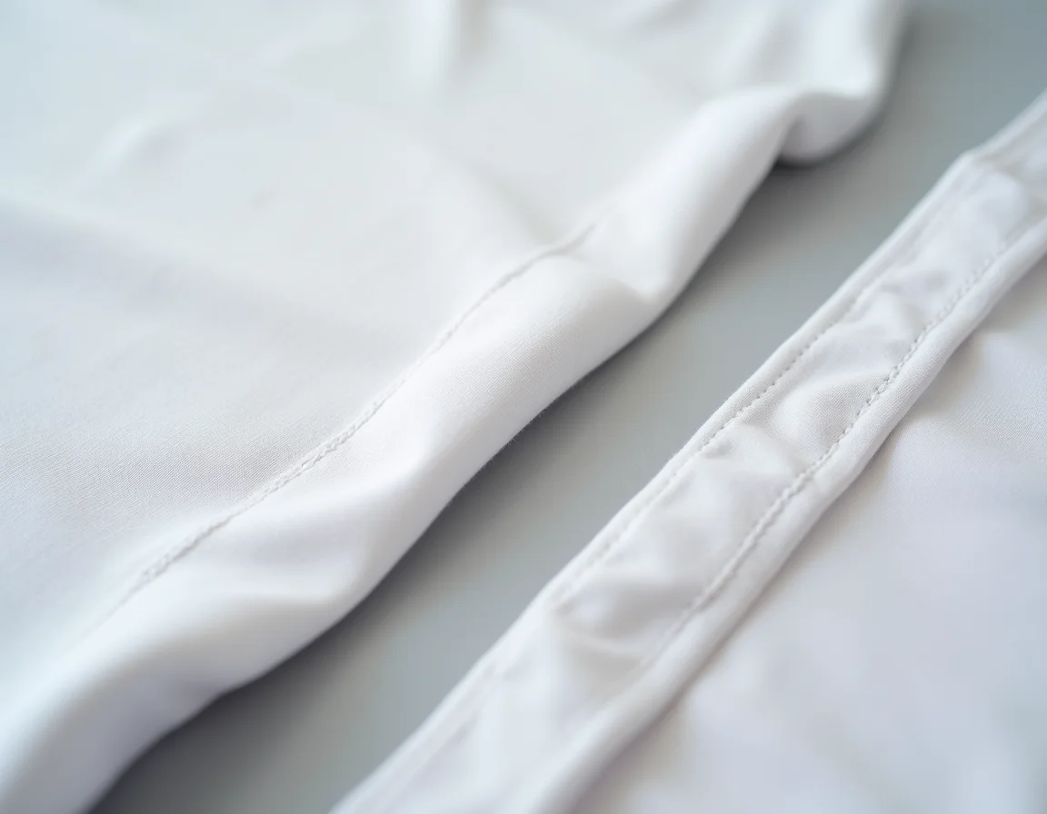 Hand-pull test demonstration showing how to check t-shirt seam strength